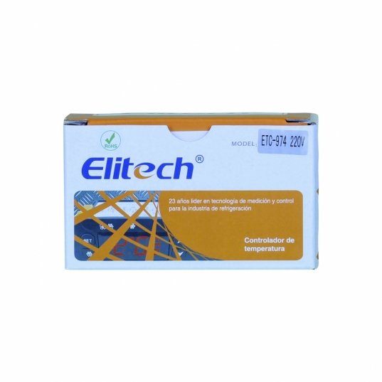 Controlador de temperatura 2 sensor 2mt 220V Mod. ETC-974 Elitech Brasil